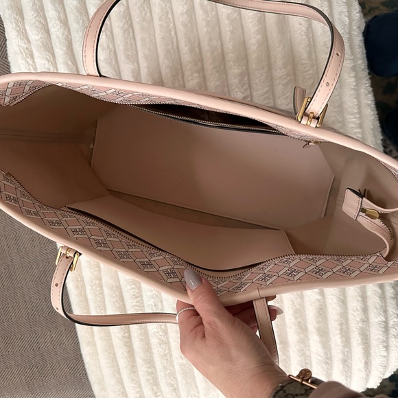 Tory Burch Blush Patterned Tote - Picture 3 of 3
